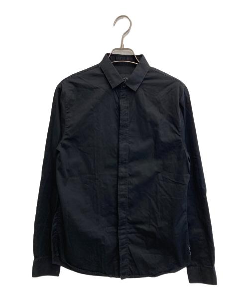 ARMANI EXCHANGE（アルマーニ エクスチェンジ）ARMANI EXCHANGE (アルマーニ エクスチェンジ) シャツ ブラック サイズ:SIZE XSの古着・服飾アイテム