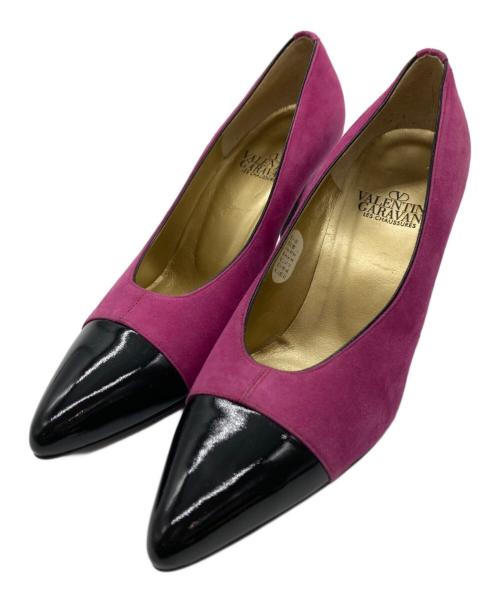 VALENTINO GARAVANI（ヴァレンティノ・ガラヴァーニ）VALENTINO GARAVANI (ヴァレンティノ・ガラヴァーニ) ヒールパンプス ピンク サイズ:5の古着・服飾アイテム