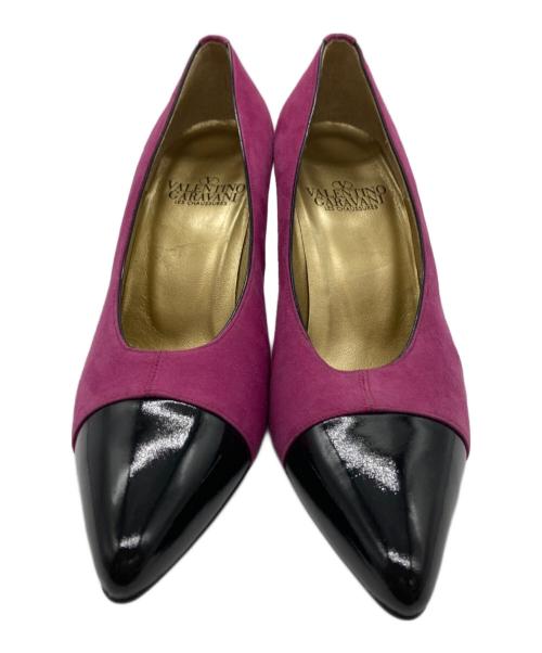 VALENTINO GARAVANI（ヴァレンティノ・ガラヴァーニ）VALENTINO GARAVANI (ヴァレンティノ・ガラヴァーニ) ヒールパンプス ピンク サイズ:5の古着・服飾アイテム