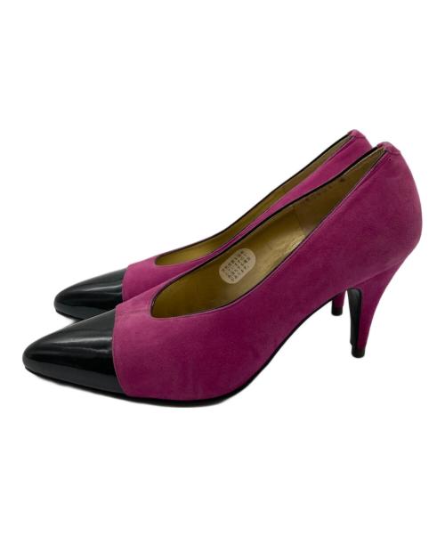 VALENTINO GARAVANI（ヴァレンティノ・ガラヴァーニ）VALENTINO GARAVANI (ヴァレンティノ・ガラヴァーニ) ヒールパンプス ピンク サイズ:5の古着・服飾アイテム