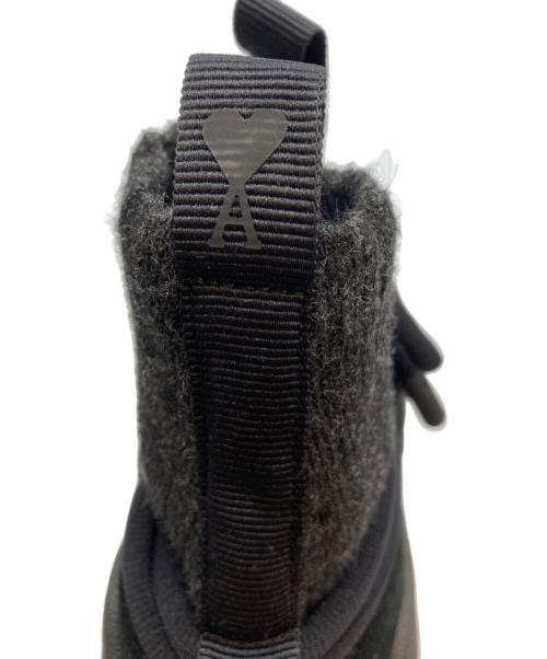 AMI PARIS（アミ パリス）AMI PARIS (アミ パリス) Otto suede-panelled sneakers ブラック サイズ:44の古着・服飾アイテム