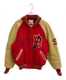 HOUSTON（ヒューストン）の古着「スタジャン」｜レッド