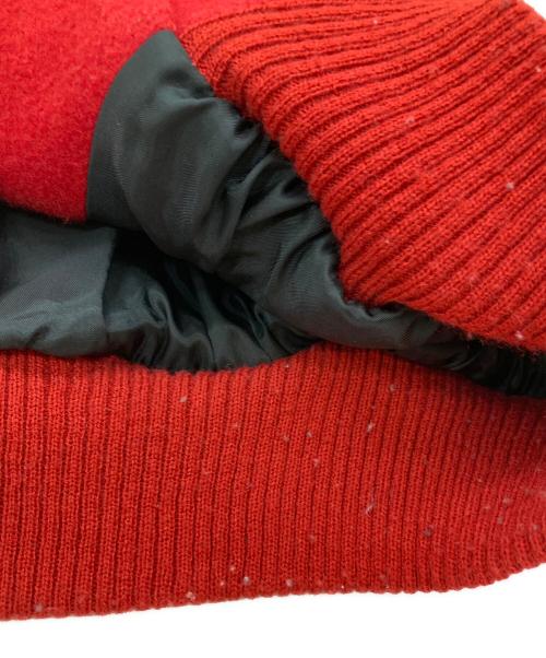 HOUSTON（ヒューストン）HOUSTON (ヒューストン) スタジャン レッド サイズ:38の古着・服飾アイテム