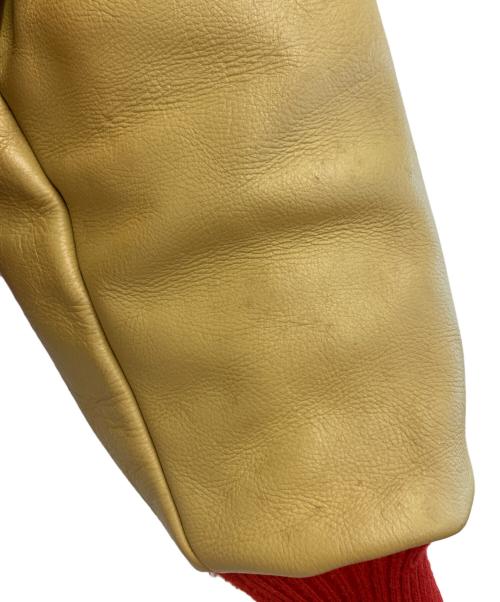 HOUSTON（ヒューストン）HOUSTON (ヒューストン) スタジャン レッド サイズ:38の古着・服飾アイテム