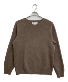 Harley of SCOTLAND（ハーレーオブスコットランド）の古着「ニット」｜ブラウン