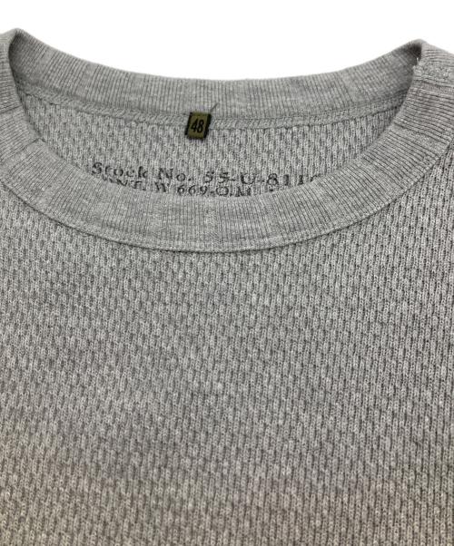 NIGEL CABOURN（ナイジェルケーボン）NIGEL CABOURN (ナイジェルケーボン) US ARMY LONG SLEEVE MIX グレー サイズ:48の古着・服飾アイテム