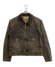 jieda（ジエダ）の古着「DENIM ZIP JACKET」｜ブラウン