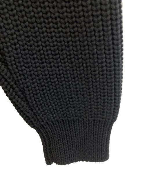 BATONER（バトナ―）BATONER (バトナ―) SIGNATURE DRIVERS KNIT ブラック サイズ:2の古着・服飾アイテム