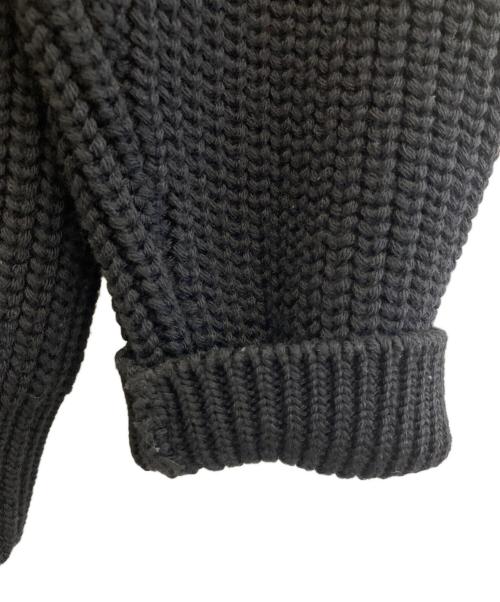 BATONER（バトナ―）BATONER (バトナ―) SIGNATURE DRIVERS KNIT ブラック サイズ:2の古着・服飾アイテム