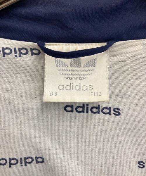 adidas（アディダス）adidas (アディダス) ジップブルゾン ブルー×グリーン サイズ:Lの古着・服飾アイテム