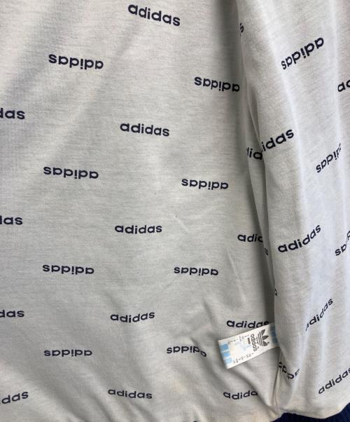 adidas（アディダス）adidas (アディダス) ジップブルゾン ブルー×グリーン サイズ:Lの古着・服飾アイテム
