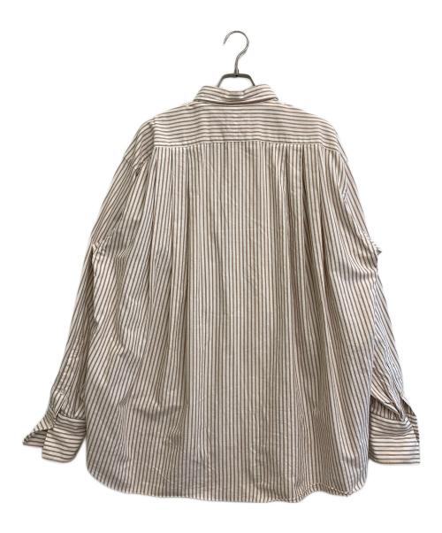 JUN MIKAMI（ジュン ミカミ）JUN MIKAMI (ジュン ミカミ) ストライプシャツ ベージュ×ホワイト サイズ:-の古着・服飾アイテム