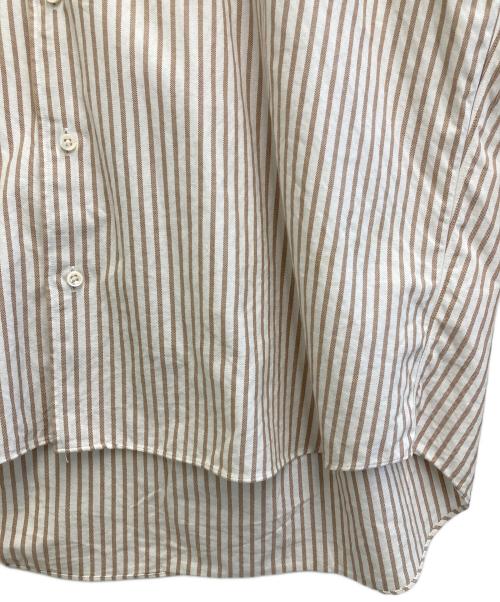 JUN MIKAMI（ジュン ミカミ）JUN MIKAMI (ジュン ミカミ) ストライプシャツ ベージュ×ホワイト サイズ:-の古着・服飾アイテム