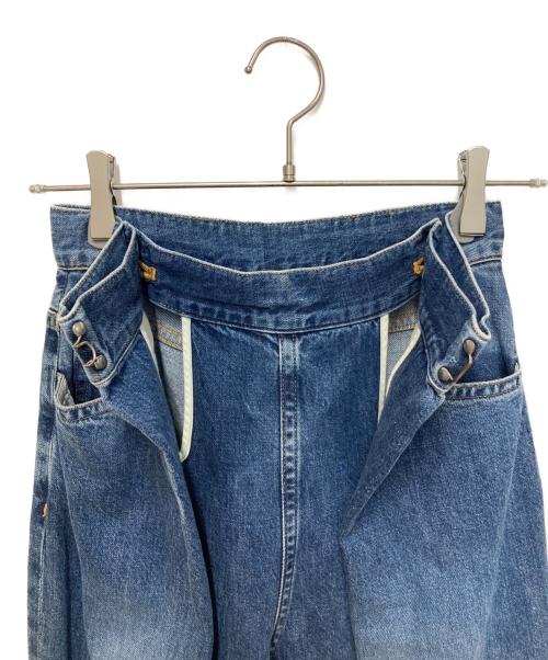 JOHN LAWRENCE SULLIVAN（ジョン ローレンス サリバン）JOHN LAWRENCE SULLIVAN (ジョン ローレンス サリバン) ワイドデニムパンツ ブルー サイズ:SIZE 6の古着・服飾アイテム