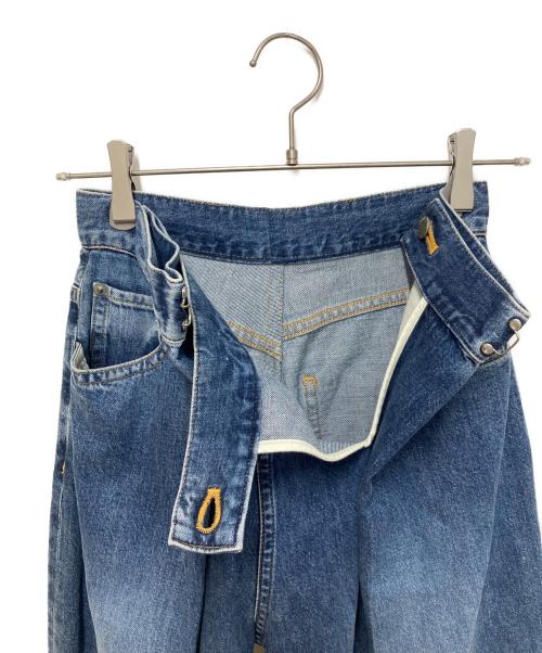 JOHN LAWRENCE SULLIVAN（ジョン ローレンス サリバン）JOHN LAWRENCE SULLIVAN (ジョン ローレンス サリバン) ワイドデニムパンツ ブルー サイズ:SIZE 6の古着・服飾アイテム