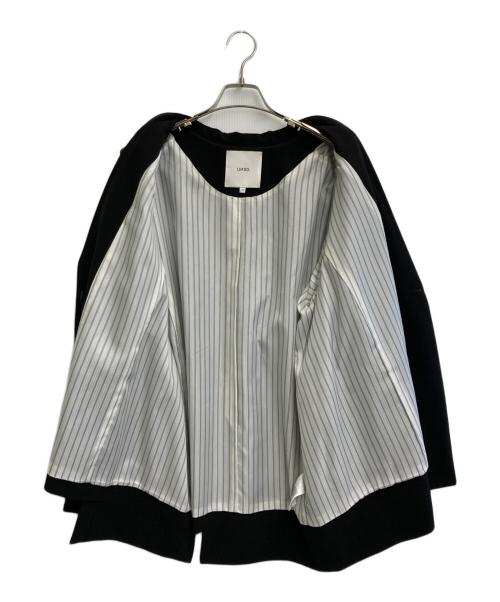 UN3D.（アンスリード）UN3D. (アンスリード) KNIT DOCKING JK ブラック×グリーン サイズ:SIZE 36の古着・服飾アイテム