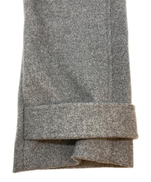 LE CIEL BLEU（ルシェルブルー）LE CIEL BLEU (ルシェルブルー) メルトンクラシックコート グレー サイズ:SIZE 36の古着・服飾アイテム