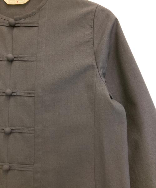 homspun（ホームスパン）homspun (ホームスパン) チャイナワンピース ネイビー サイズ:Sの古着・服飾アイテム