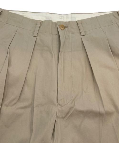 Y's for men（ワイズフォーメン）Y's for men (ワイズフォーメン) 2タックチノパンツ ベージュ サイズ:Lの古着・服飾アイテム