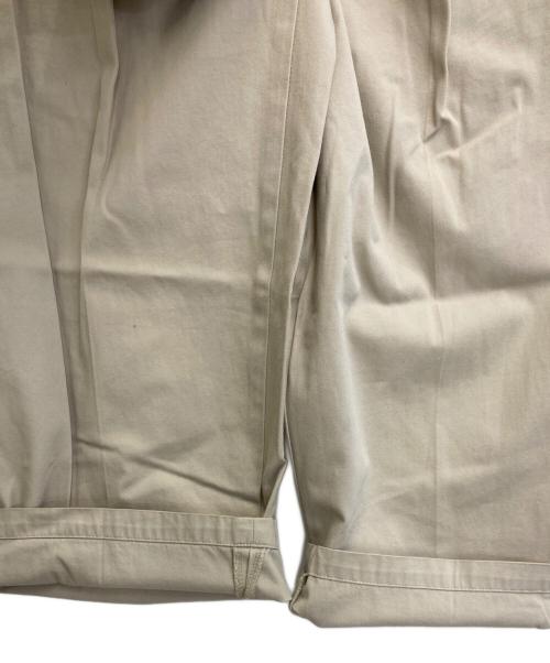 Y's for men（ワイズフォーメン）Y's for men (ワイズフォーメン) 2タックチノパンツ ベージュ サイズ:Lの古着・服飾アイテム
