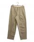 Y's for men（ワイズフォーメン）の古着「2タックチノパンツ」｜ベージュ
