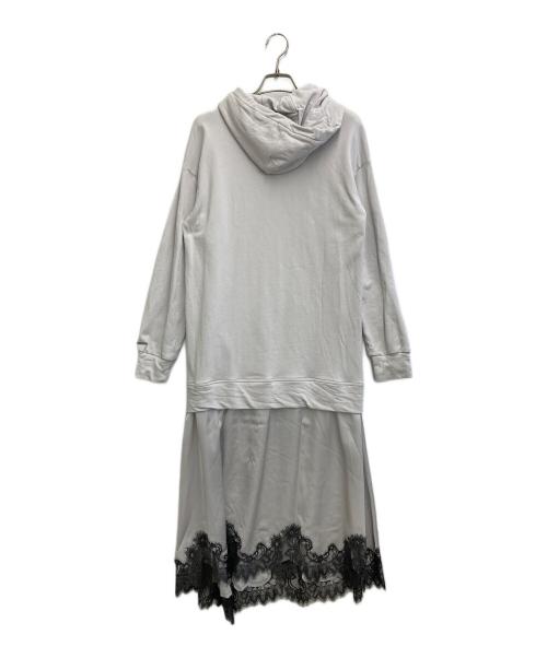 TWIN-SET（ツインセット）TWIN-SET (ツインセット) レイヤードスタイルドレス ホワイト サイズ:freeの古着・服飾アイテム