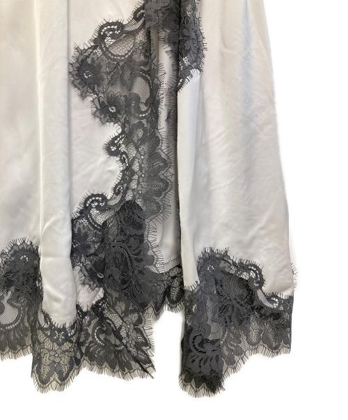 TWIN-SET（ツインセット）TWIN-SET (ツインセット) レイヤードスタイルドレス ホワイト サイズ:freeの古着・服飾アイテム