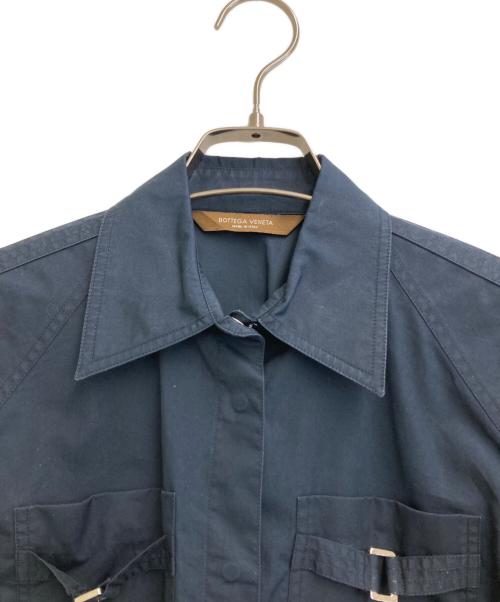 BOTTEGA VENETA（ボッテガベネタ）BOTTEGA VENETA (ボッテガベネタ) シャツ ネイビー サイズ:40の古着・服飾アイテム