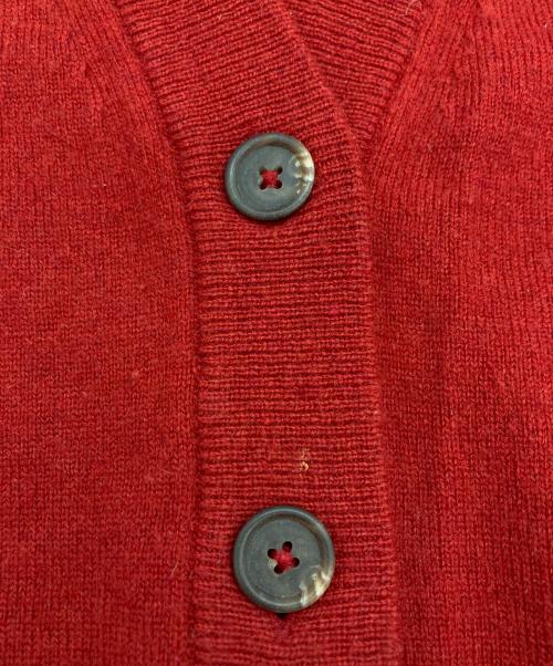 Maison Margiela（メゾンマルジェラ）Maison Margiela (メゾンマルジェラ) 20AW Vネックカーディガン レッド サイズ:xsの古着・服飾アイテム