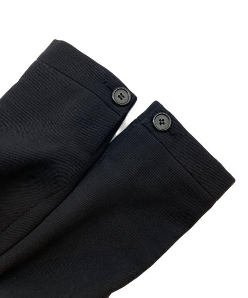 MIU MIU（ミュウミュウ）MIU MIU (ミュウミュウ) ラウンドカラーコート ブラック サイズ:38の古着・服飾アイテム