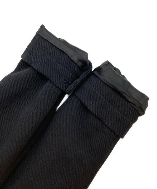 MIU MIU（ミュウミュウ）MIU MIU (ミュウミュウ) ラウンドカラーコート ブラック サイズ:38の古着・服飾アイテム