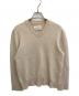 Maison Margiela 10（メゾンマルジェラ 10）の古着「Vネックニット」｜ベージュ