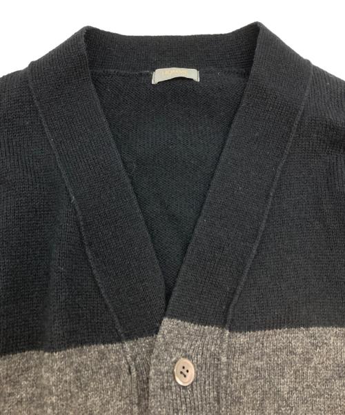 COMME des GARCONS HOMME（コムデギャルソン オム）COMME des GARCONS HOMME (コムデギャルソン オム) ニットカーディガン グレー×ブラック サイズ:-の古着・服飾アイテム