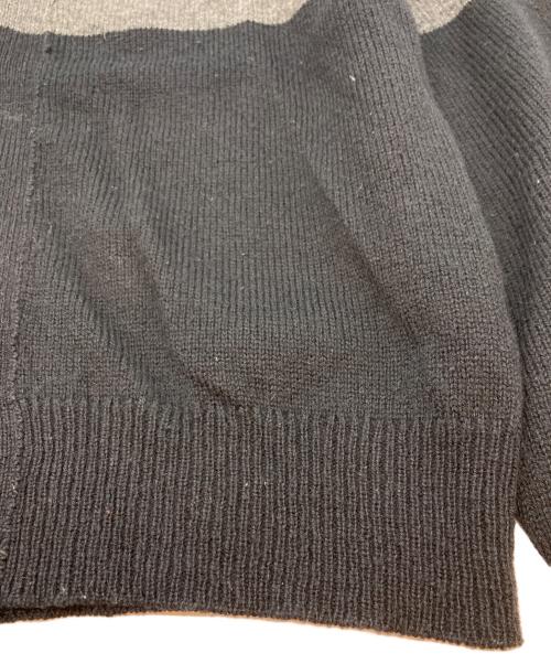 COMME des GARCONS HOMME（コムデギャルソン オム）COMME des GARCONS HOMME (コムデギャルソン オム) ニットカーディガン グレー×ブラック サイズ:-の古着・服飾アイテム