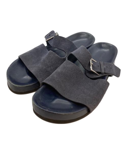 HERMES（エルメス）HERMES (エルメス) スエードサンダル ネイビー サイズ:41 2/1の古着・服飾アイテム