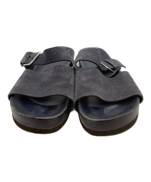 HERMES（エルメス）HERMES (エルメス) スエードサンダル ネイビー サイズ:41 2/1の古着・服飾アイテム
