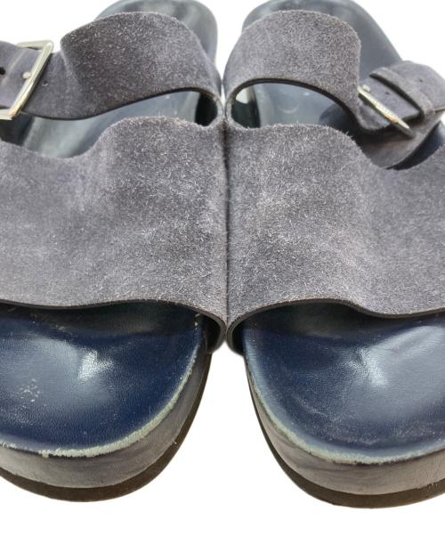 HERMES（エルメス）HERMES (エルメス) スエードサンダル ネイビー サイズ:41 2/1の古着・服飾アイテム