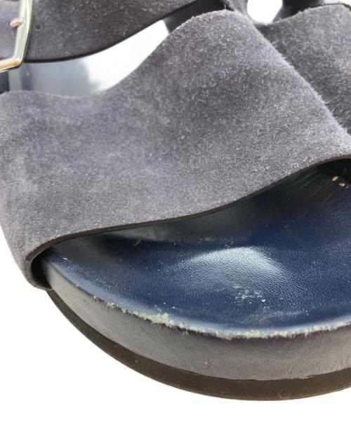 HERMES（エルメス）HERMES (エルメス) スエードサンダル ネイビー サイズ:41 2/1の古着・服飾アイテム