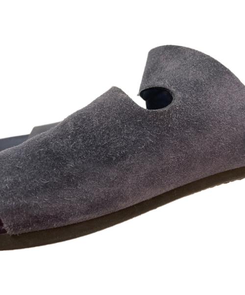 HERMES（エルメス）HERMES (エルメス) スエードサンダル ネイビー サイズ:41 2/1の古着・服飾アイテム