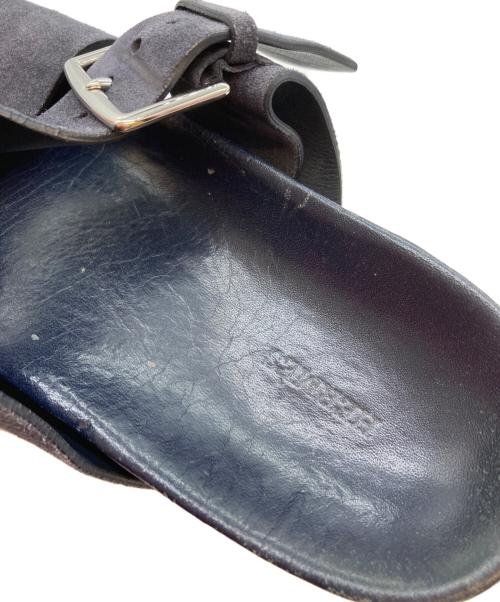 HERMES（エルメス）HERMES (エルメス) スエードサンダル ネイビー サイズ:41 2/1の古着・服飾アイテム