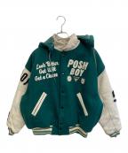 POSH BOYポッシュボーイ）の古着「スタジャン」｜グリーン