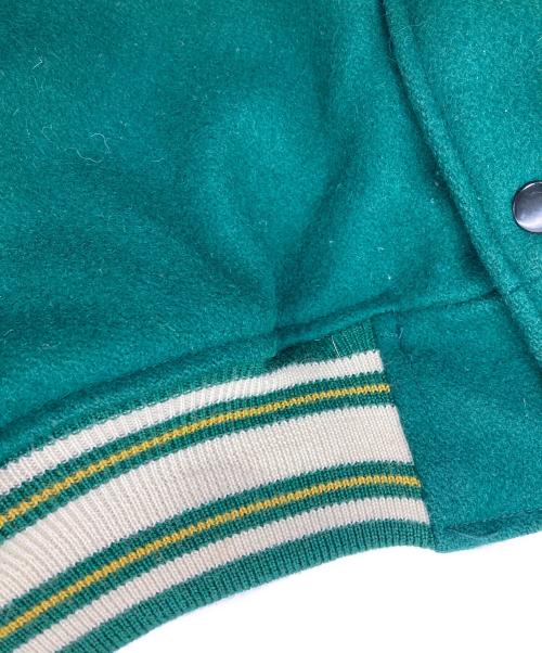 POSH BOY（ポッシュボーイ）POSH BOY (ポッシュボーイ) スタジャン グリーン サイズ:Fの古着・服飾アイテム