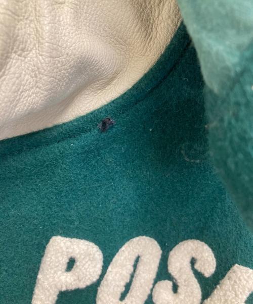 POSH BOY（ポッシュボーイ）POSH BOY (ポッシュボーイ) スタジャン グリーン サイズ:Fの古着・服飾アイテム