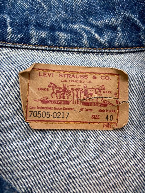 LEVI'S（リーバイス）LEVI'S (リーバイス) デニムジャケット インディゴ サイズ:SIZE 40の古着・服飾アイテム