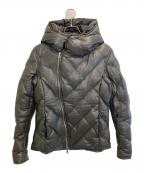 ISAMU KATAYAMA BACKLASHイサムカタヤマ・バックラッシュ）の古着「カンガルーレザーダウンジャケット」｜ブラック