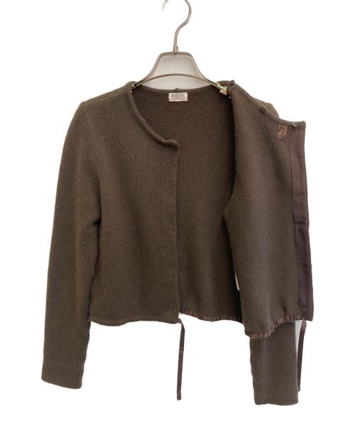 FOXEY（フォクシー）FOXEY (フォクシー) カシミアニットカーディガン ブラウン サイズ:-の古着・服飾アイテム