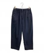 URBAN RESEARCHアーバンリサーチ）の古着「Dad EASY WIDE PANTS」｜ネイビー