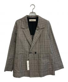 Le Melange（ル・メランジュ）の古着「ダブルジャケット」｜グレー