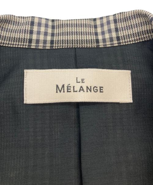 Le Melange（ル・メランジュ）Le Melange (ル・メランジュ) ダブルジャケット グレー サイズ:SIZE Free 未使用品の古着・服飾アイテム