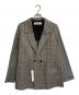 Le Melange（ル・メランジュ）の古着「ダブルジャケット」｜グレー